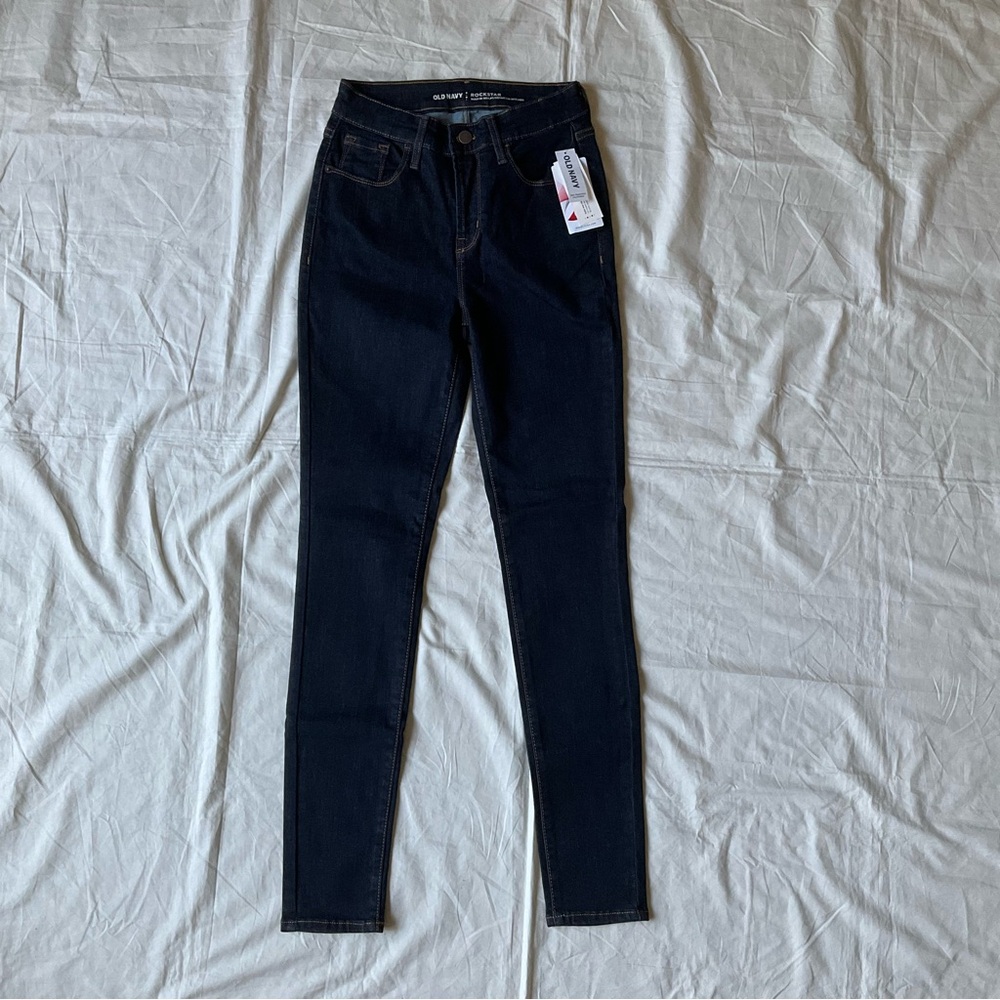 NWT Old Navy Rockstar High Rise Skinny Jeans 4R